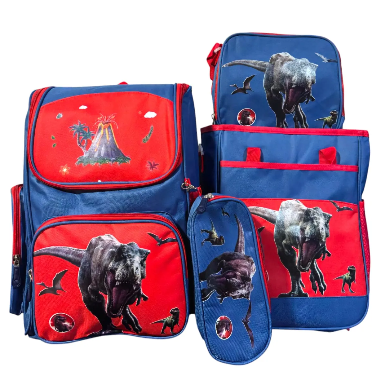 GENERICO - Mochila oficio 4 piezas Kawaii Niños