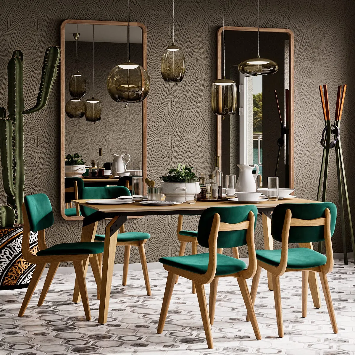 GENERICO - Espejo Rectangular Milano 170x70 cm