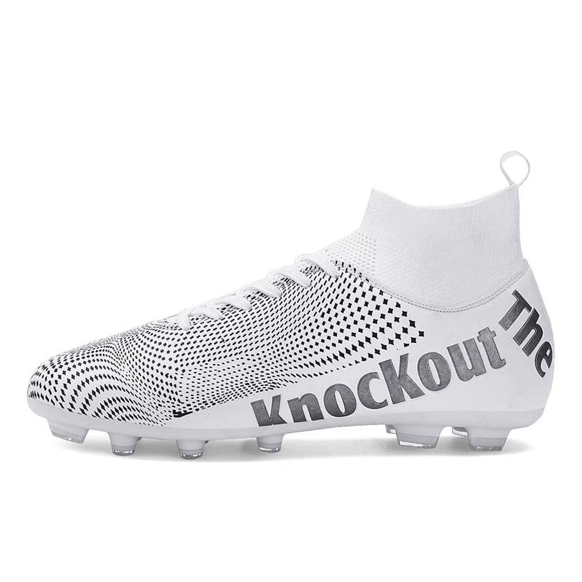 SHANDIAN - Zapatillas de Fútbol Hombre FG zapatos hombre Blanco