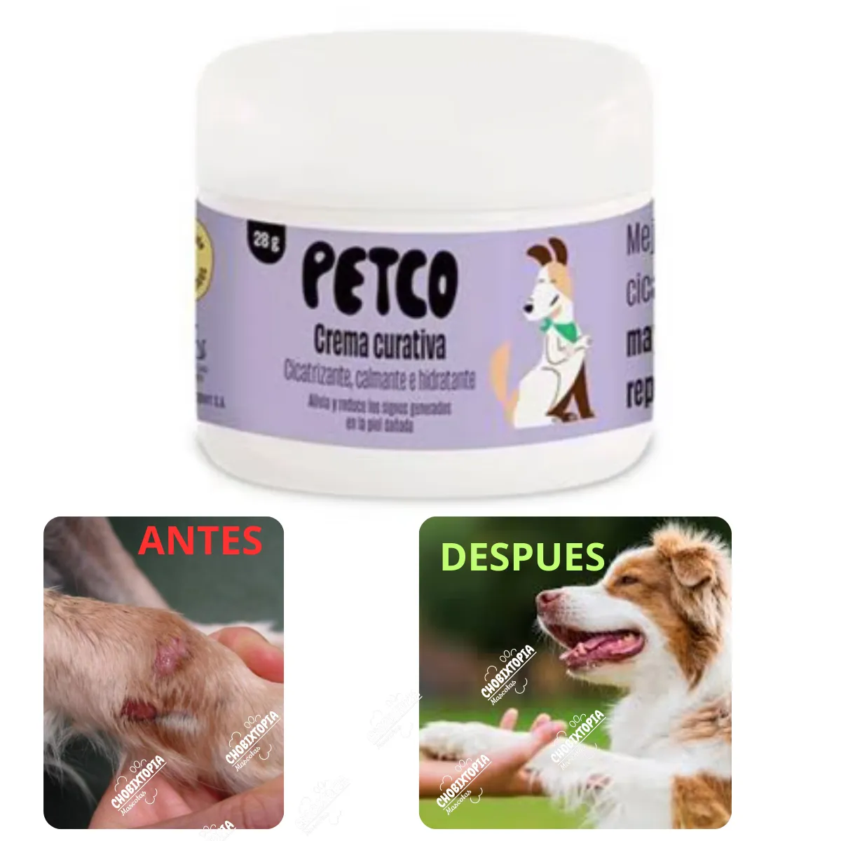 PETCO - CREMA CURATIVA CICATRIZANTE E HIDRATANTE x 28 g