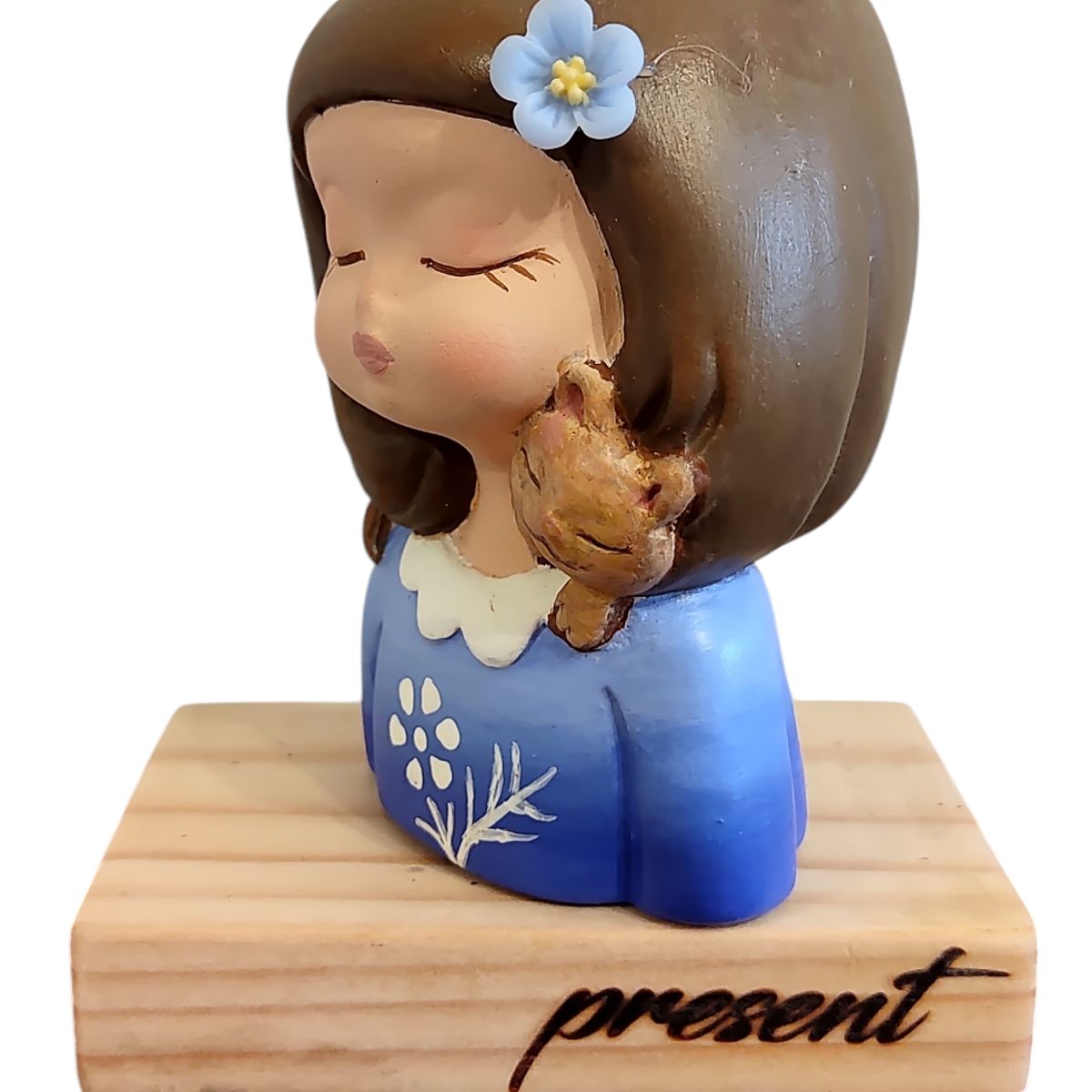 GENERICO - Maceta Macetero Mini Soñadora Pintada a Mano Present