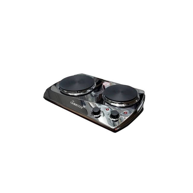 FINEZZA - Cocina Eléctrica Finezza FZ-203D3CH 2 Hornillas 2250W Acerado