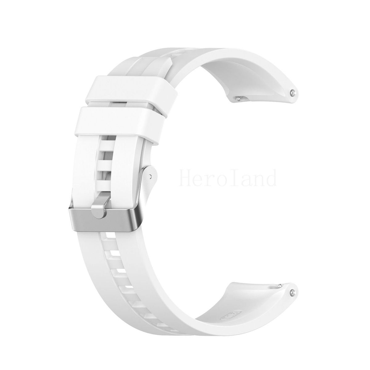 GENERICO - CORREA SILICON 22MM PARA HUAWEI WATCH GT 2 PRO BLANCO