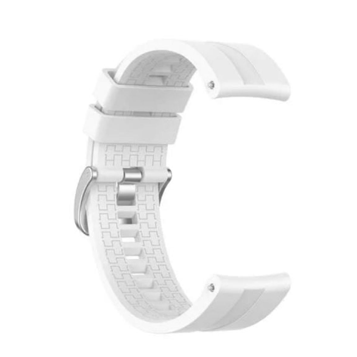 GENERICO - CORREA SILICON 22MM PARA HUAWEI WATCH GT 2 PRO BLANCO
