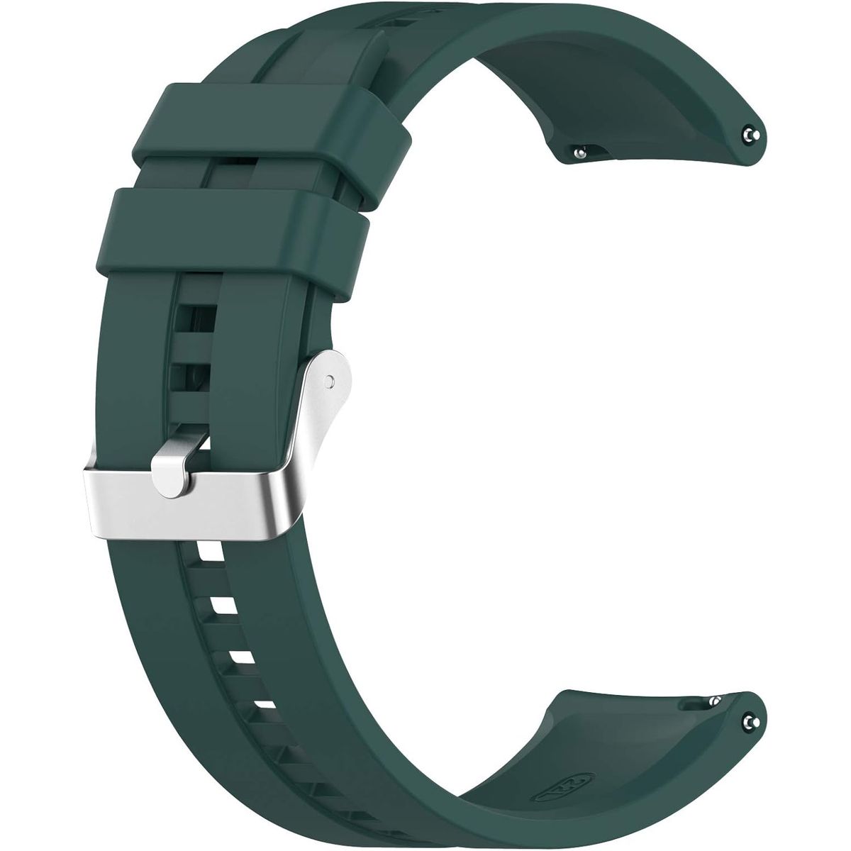 GENERICO - CORREA SILICON 22MM PARA HUAWEI WATCH GT 2 PRO VERDE