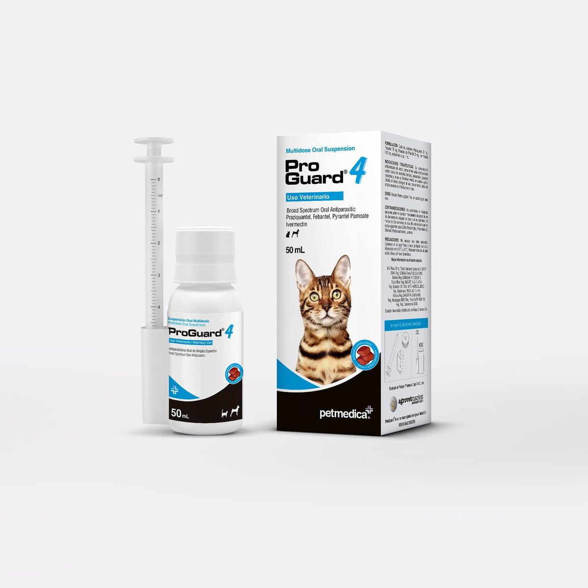 AGROVET - ANTIPARASITARIO INTERNO PROGUARD 4 X 50 ML