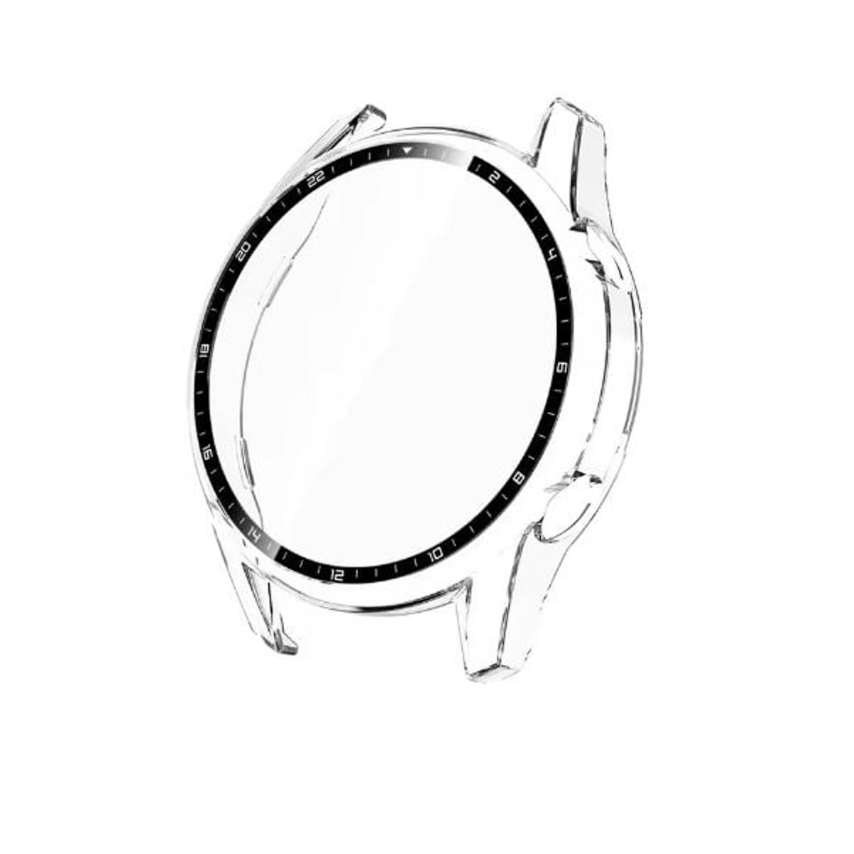 GENERICO - CORREA SILICON 22MM + BUMPER 46 MM PARA HUAWEI WATCH GT 2 PRO BLANCO