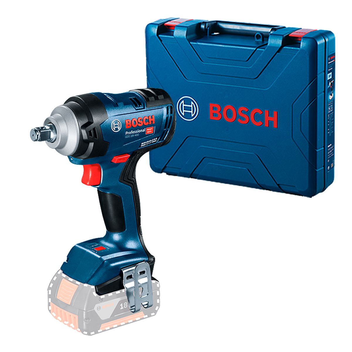 BOSCH - Llave De Impacto Bosch 1/2  Gds 18v-400 Brushless Sin Bateria
