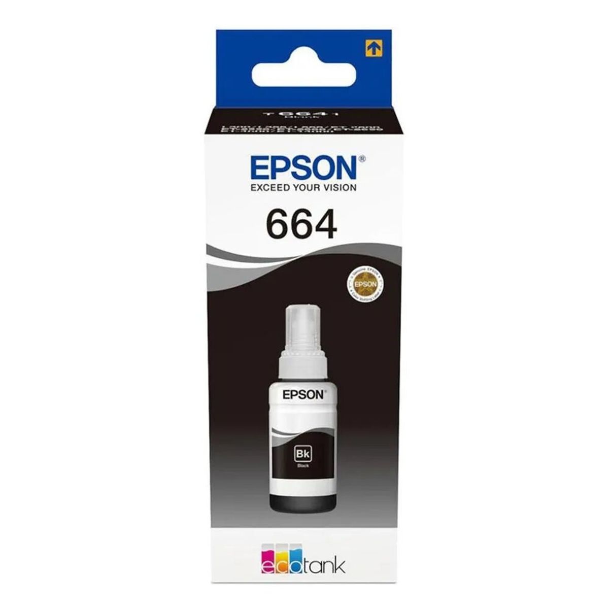 EPSON - TINTA EPSON 664 T664120 NEGRO ORIGINAL