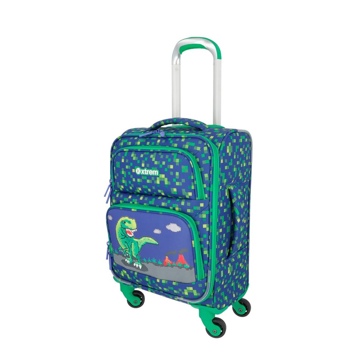 XTREM - Mochila Con Ruedas Speedy Pack 5Xt Blue Dino