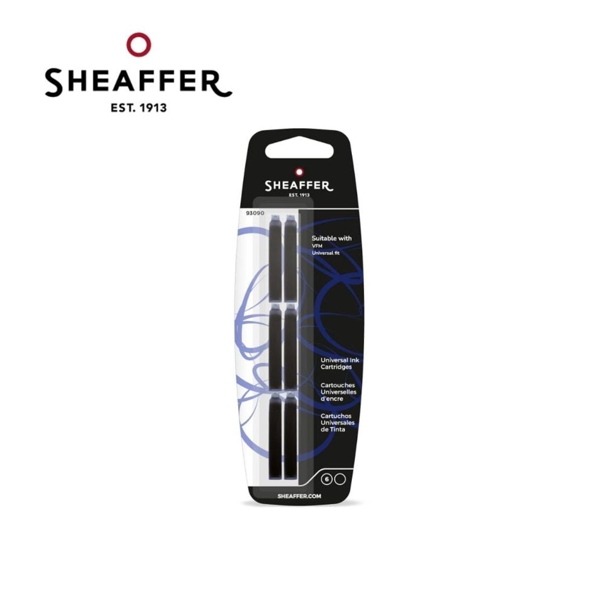 SHEAFFER - Cartucho Sheaffer VfmUniversal Negro