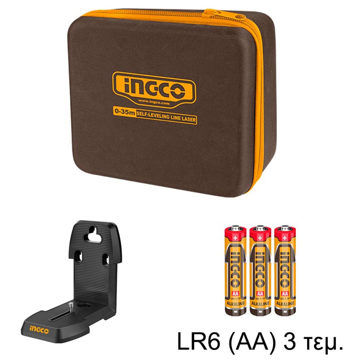 INGCO TOOLS - Nivel láser líneas verdes NIVELACION PROFESIONAL HLL156601 INGCO