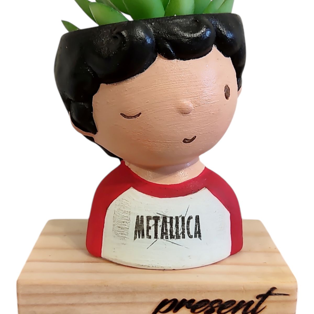 GENERICO - Maceta Macetero Mini Soñador Pintado a Mano Present