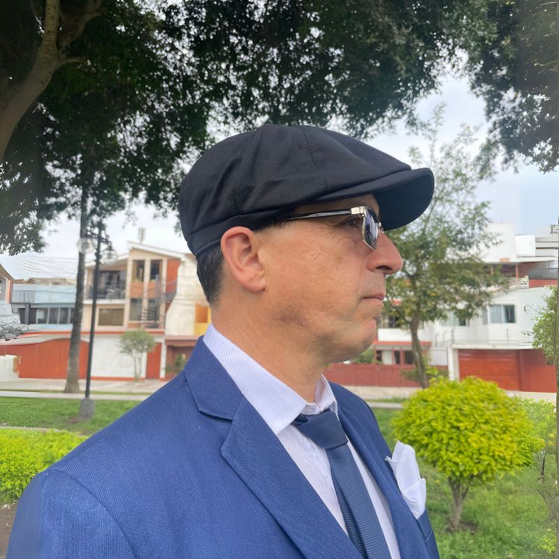 KAST PE - Boina Gorra Hombre Modelo BeckAddup - Negro - Talla M 59 cm