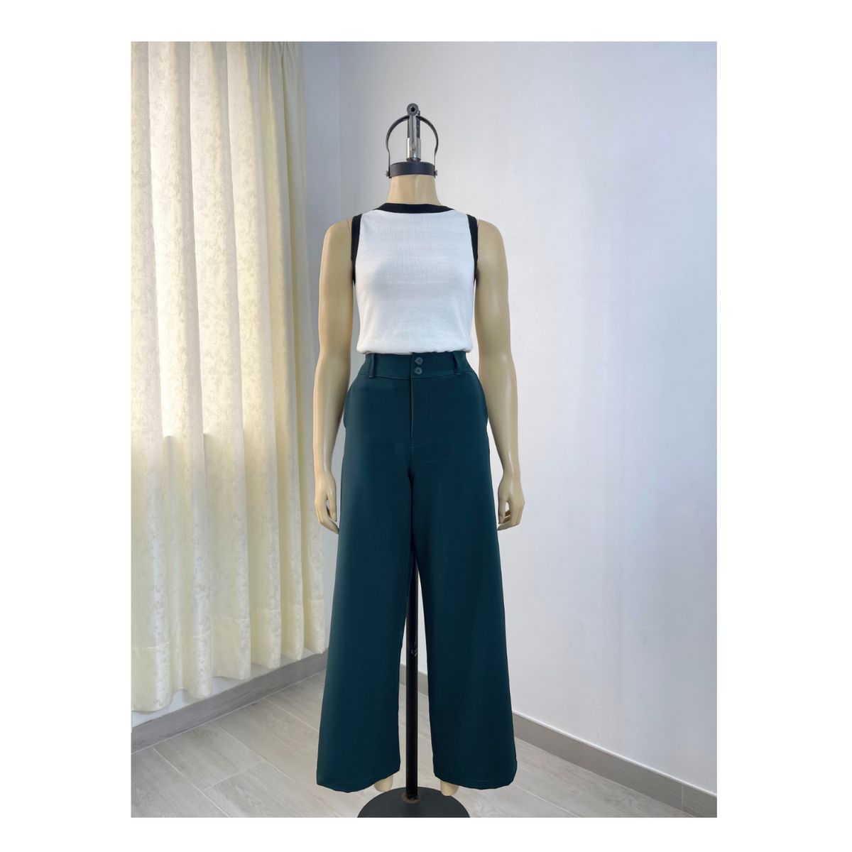 ALLEZ COLLECTION - Pantalon Cayetana para mujer largo de vestir fresco