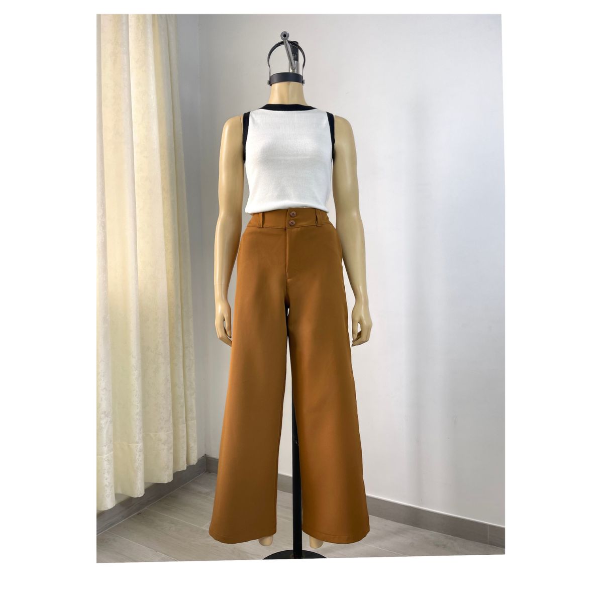 ALLEZ COLLECTION - Pantalon Cayetana para mujer largo de vestir fresco