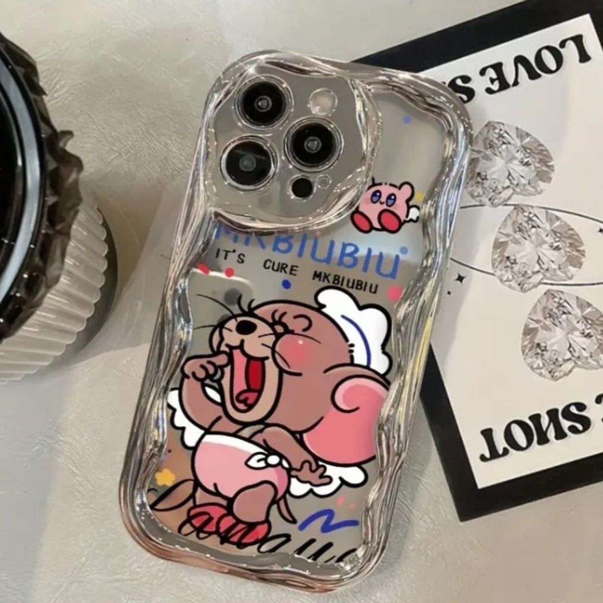 GENERICO - Case Jerry Plateado - iPhone 11