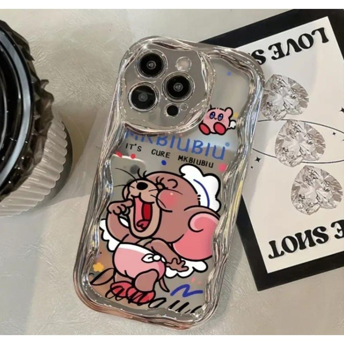 GENERICO - Case Jerry Plateado - iPhone 11