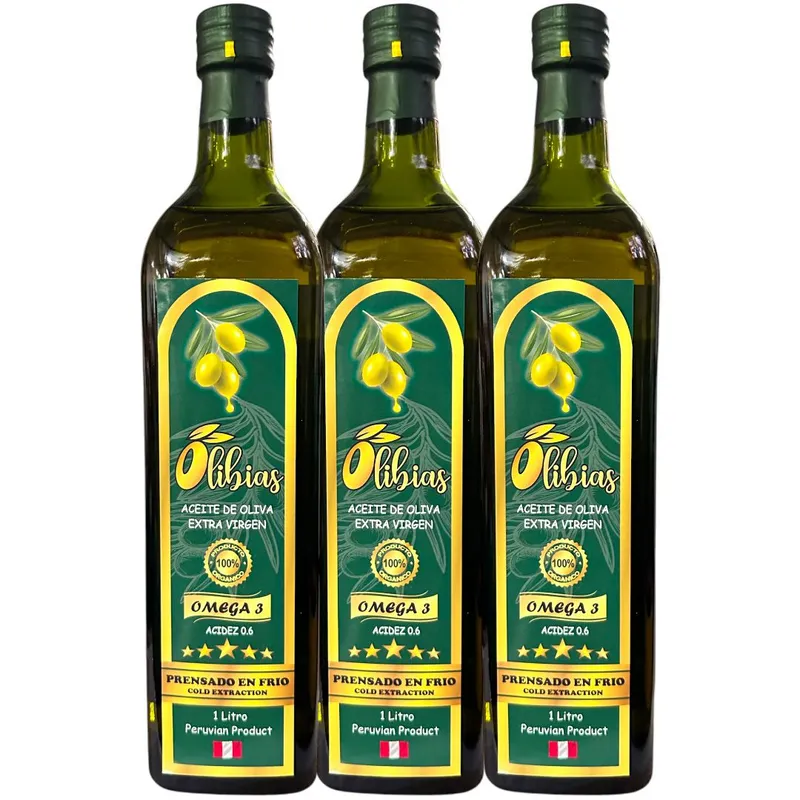 GENERICO - Aceite de Oliva Extra Virgen Prensado al Frio Olibias 1lt