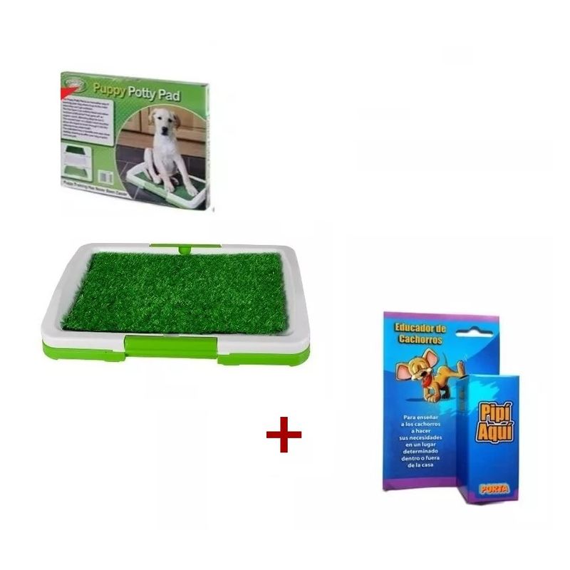 GENERICO - Baño Para Mascotas Puppy Potty Pad  pipi Aqui solo Aqui