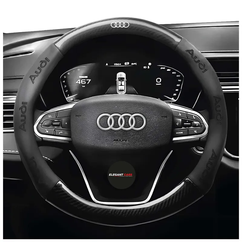 JET - Funda De Volante Premiun Para Audi  +Diseño 5D