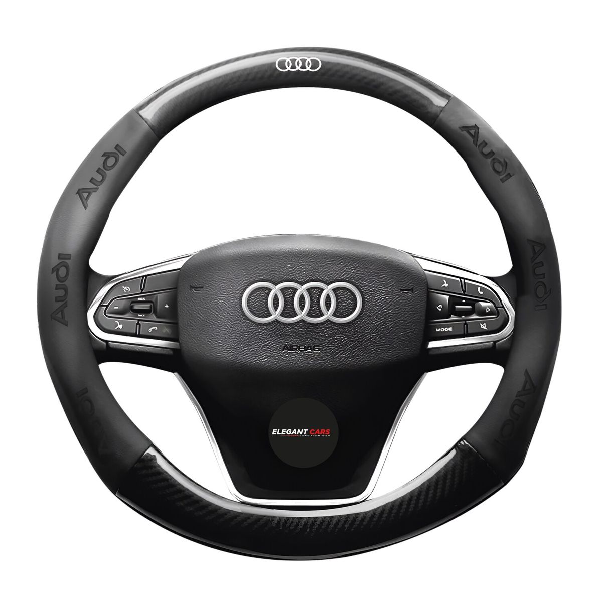 JET - Funda De Volante Premiun Para Audi  +Diseño 5D