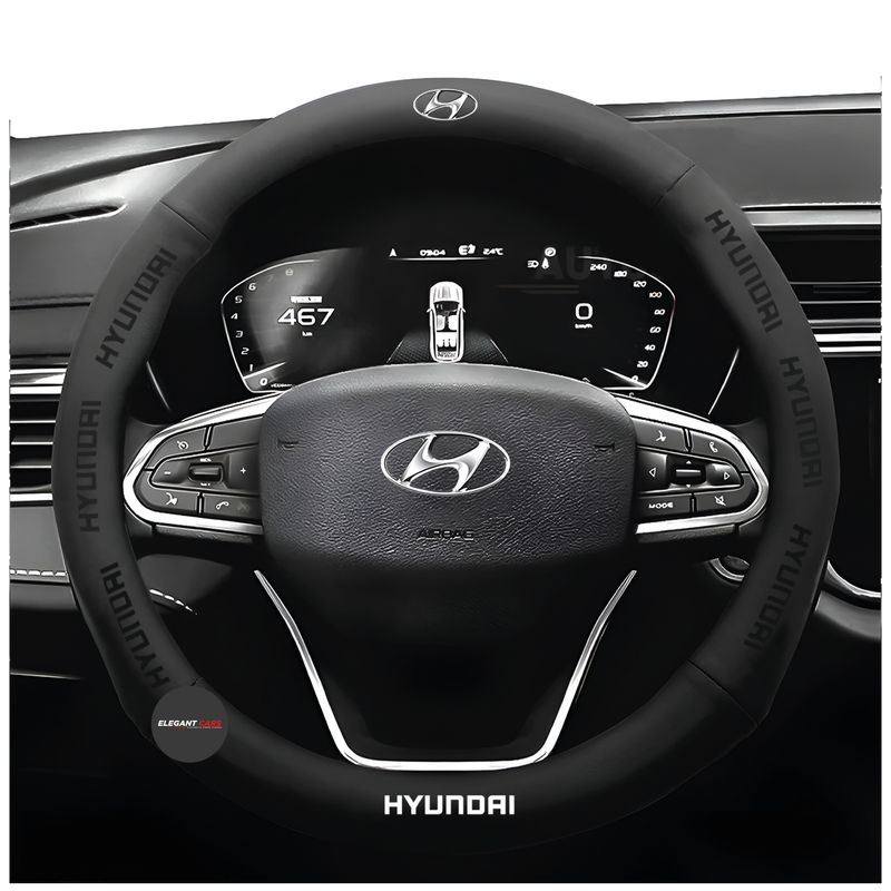 JETLIFE - Forro De Timón Premium HYUNDAI Color Negro