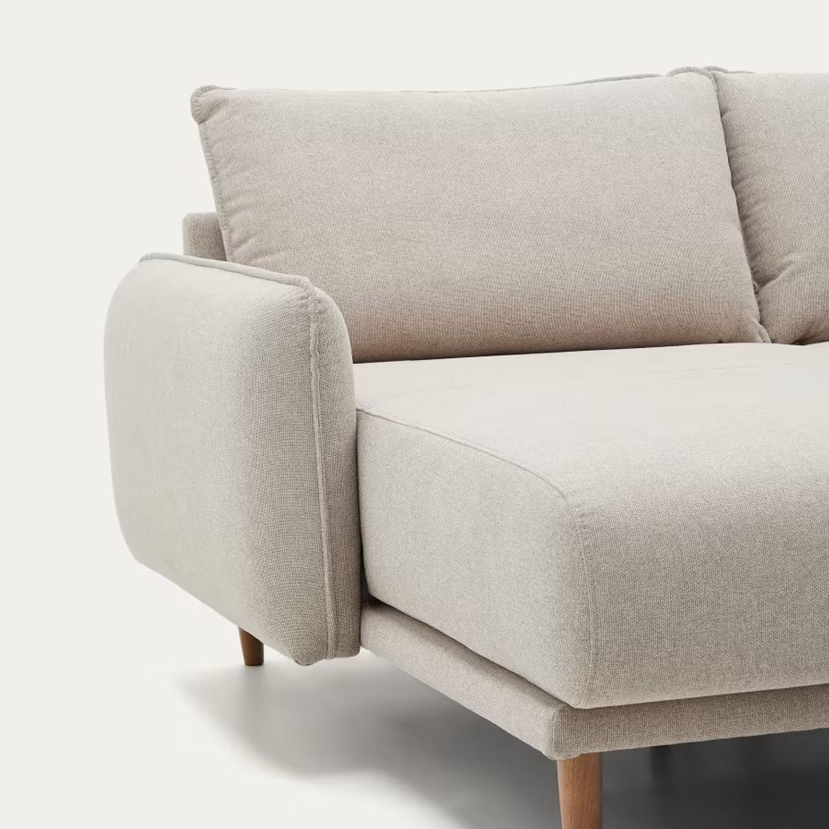 YOLODECORO - Seccional con Chaise Longue a la Izquierda Carlota Beige
