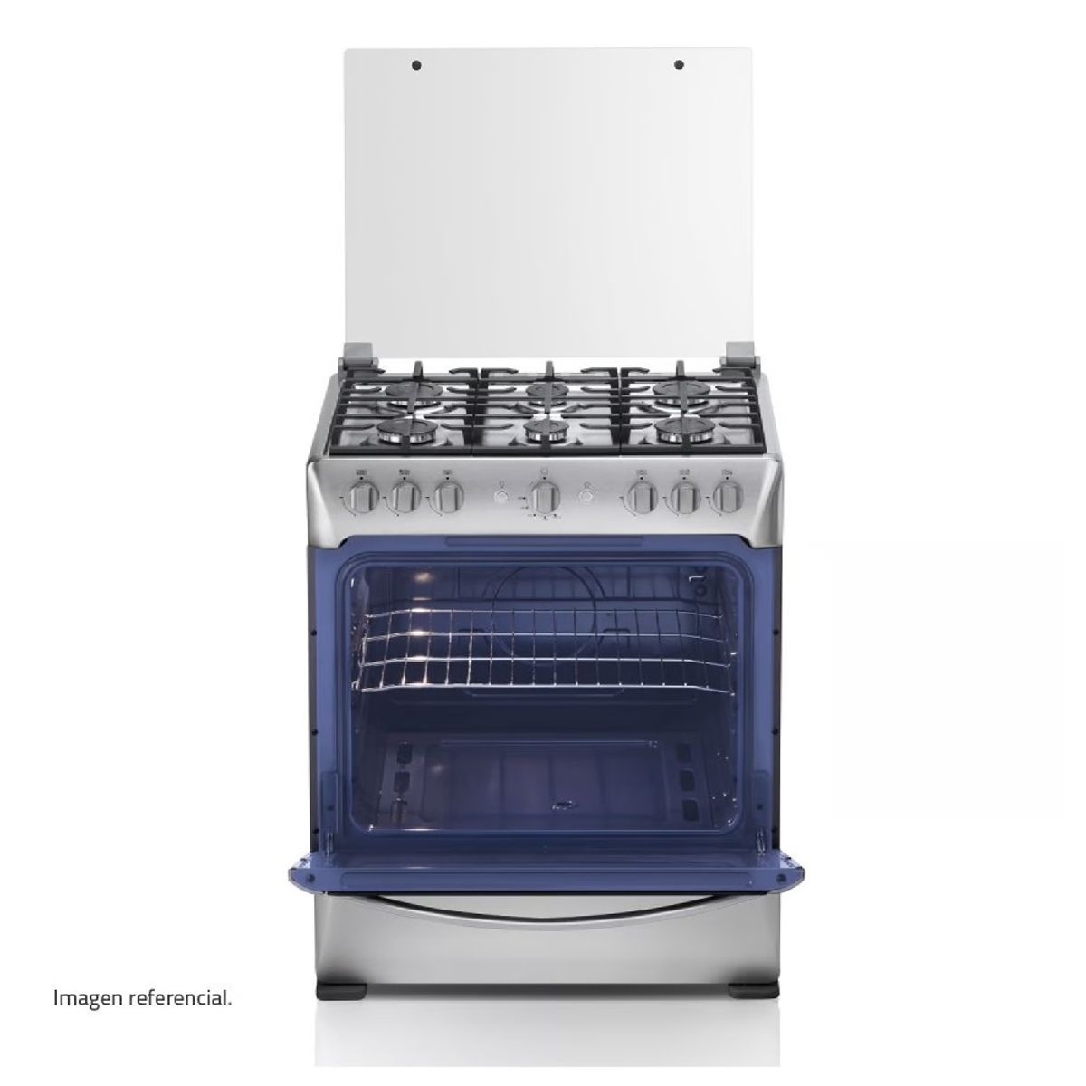 INDURAMA - Cocina Indurama Parma Zafiro Croma 6 quemadores