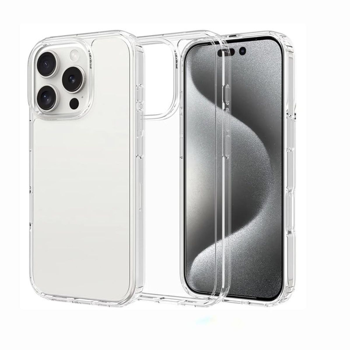 SPACE - Case Space Transparente de Iphone 16 Pro Max + Mica de Vidrio