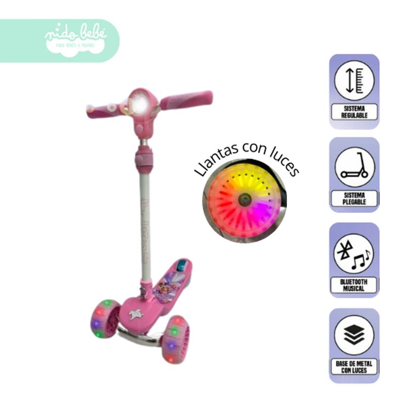 GENERICO - Scooter para niño mini rosado