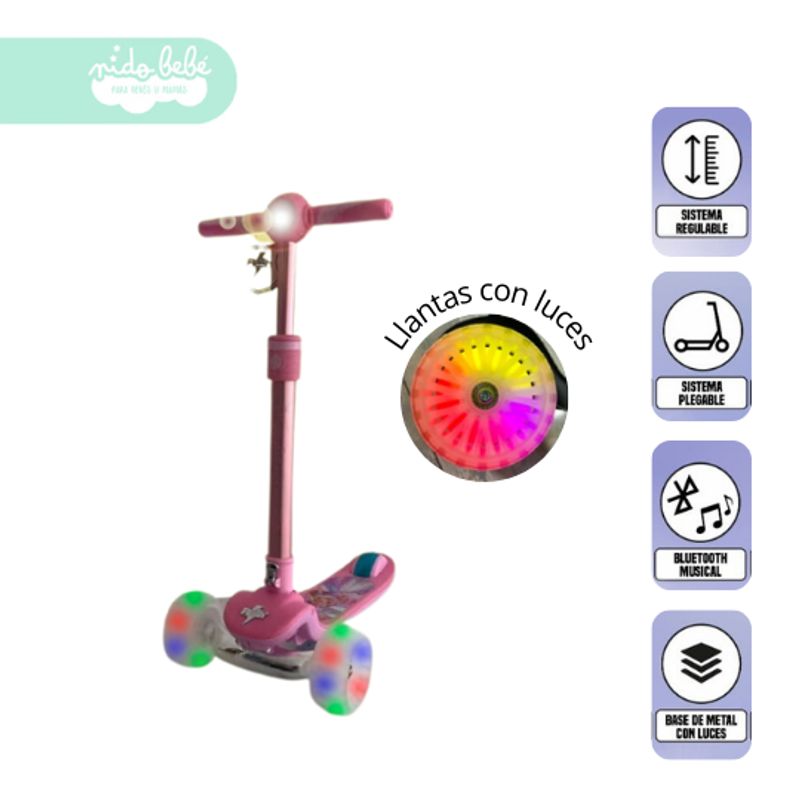 GENERICO - Scooter para niña mini medusa Pinky