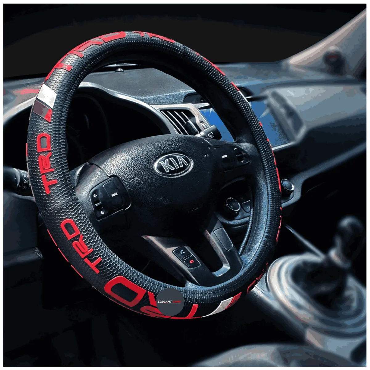 JET - Forro De Timon Deportivo Antiestres TRD Rojo