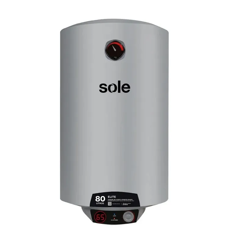 SOLE - Terma Electrica Elite 1500W Silver SOLE  80 L -  SOLTEEL080C