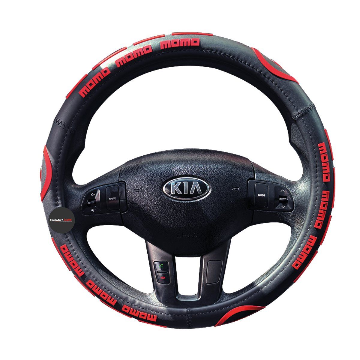 JET - Forro De Timon Deportivo Antiestres MOMO Rojo