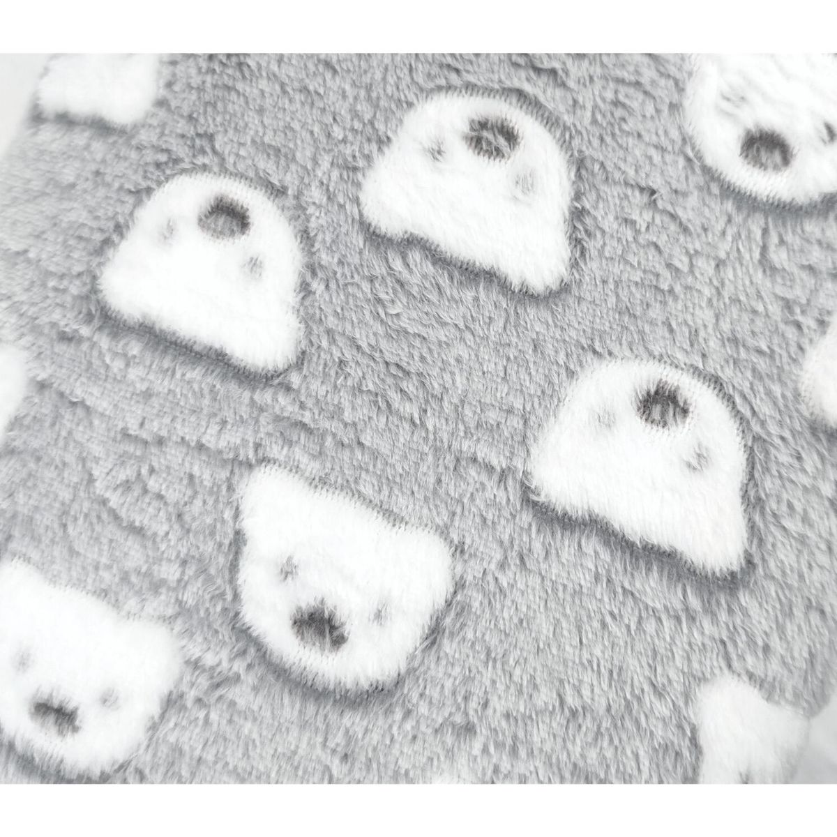 BABY MERINOS - Colcha Bebe Felpa - Ositos - Gris