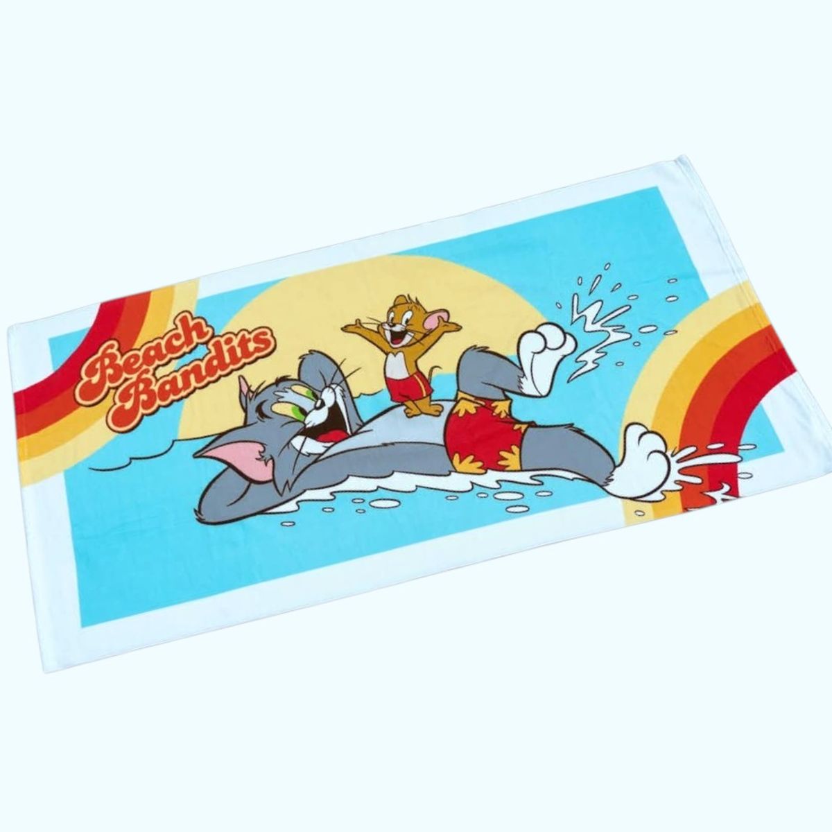 ROMAX - Toalla microfibra dibujo Tom y Jerry