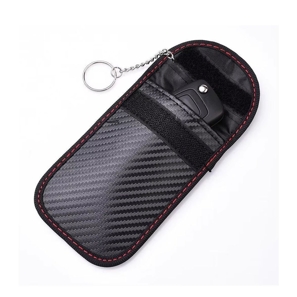 NEO DIGITAL - Llavero Rfid Anti Clonacion Llaves Tarjetas 2 Bolsillos Auto KC0001