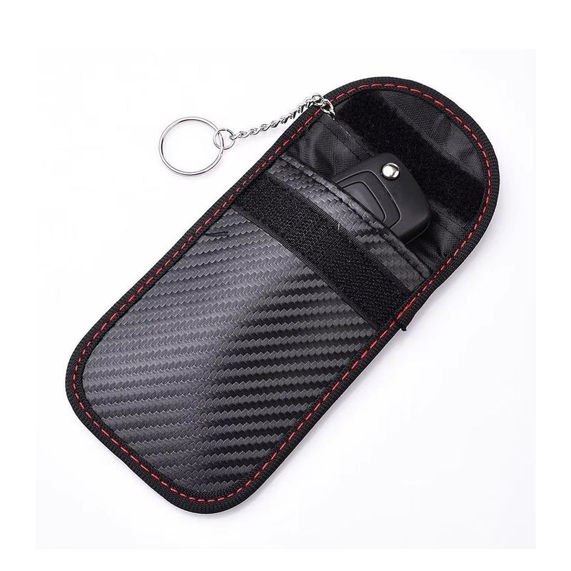 NEO DIGITAL - Llavero Rfid Anti Clonacion Llaves Tarjetas 2 Bolsillos Auto KC0001