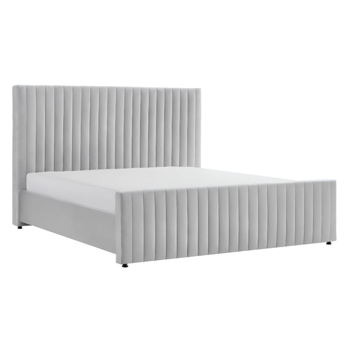 SHEGOSE - SG DORMITORIO KING DRIZZY GRIS CLARO