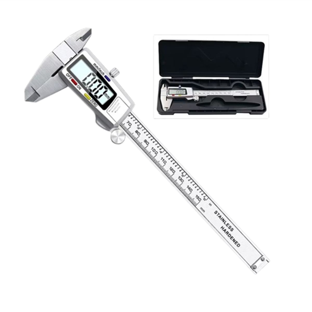 GENERICO - Calibrador Digital Acero Inoxidable 150 mm