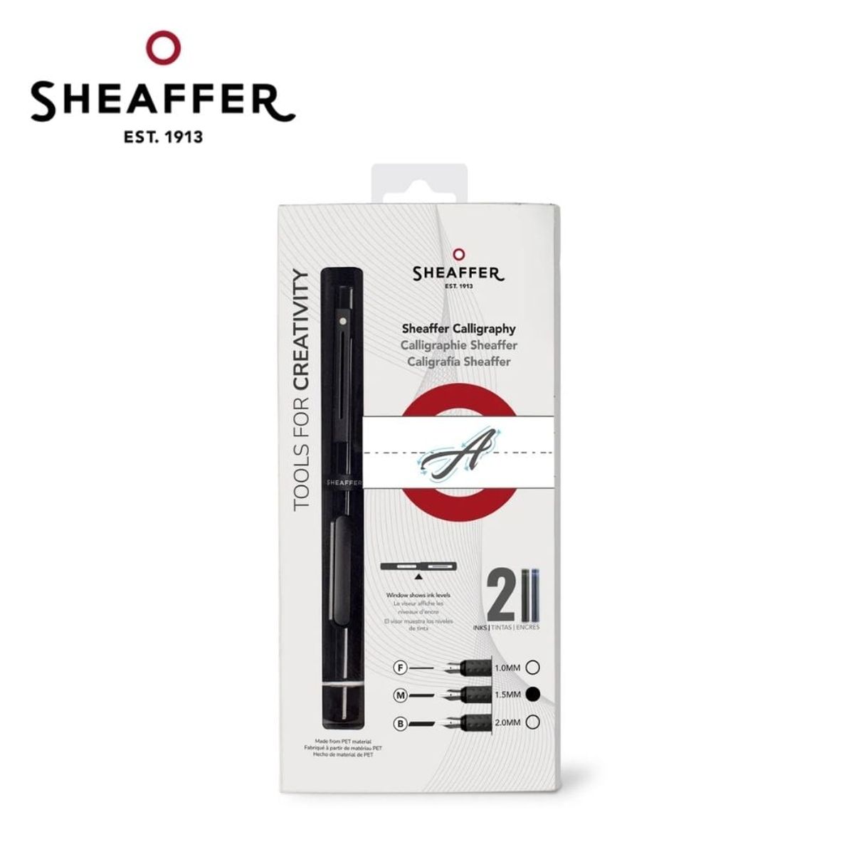 SHEAFFER - Pluma estilográfica Calligraphy Negro Medio 1,5 mm