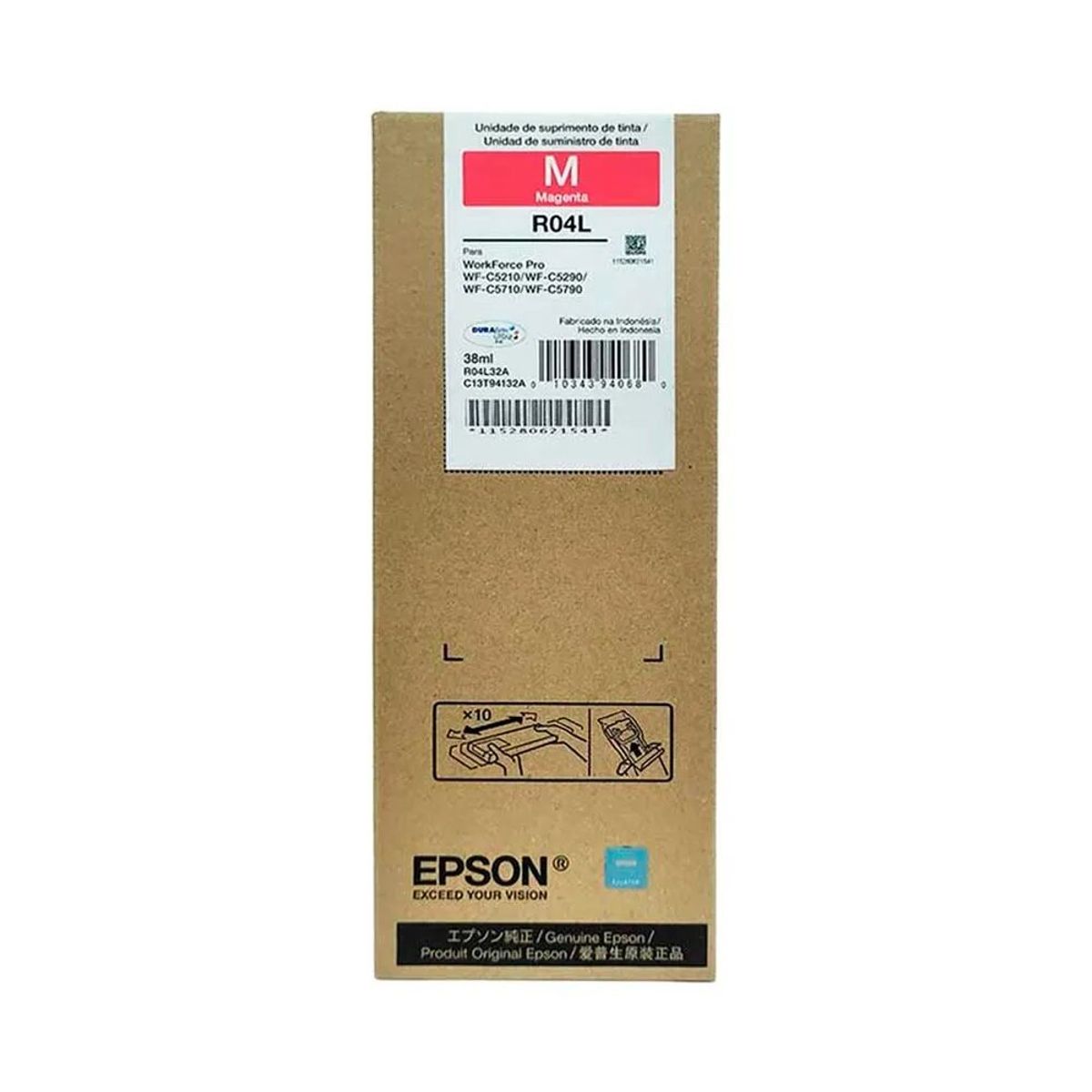 EPSON - TINTA EPSON R04L MAGENTA