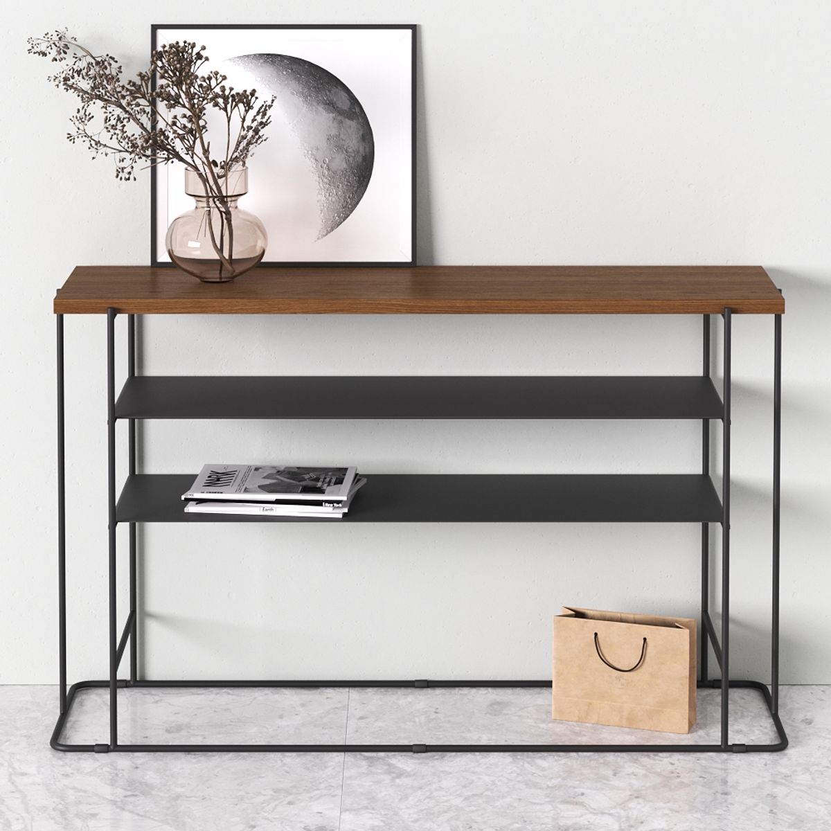 GENERICO - Recibidor Nordic 120x33x80 cm