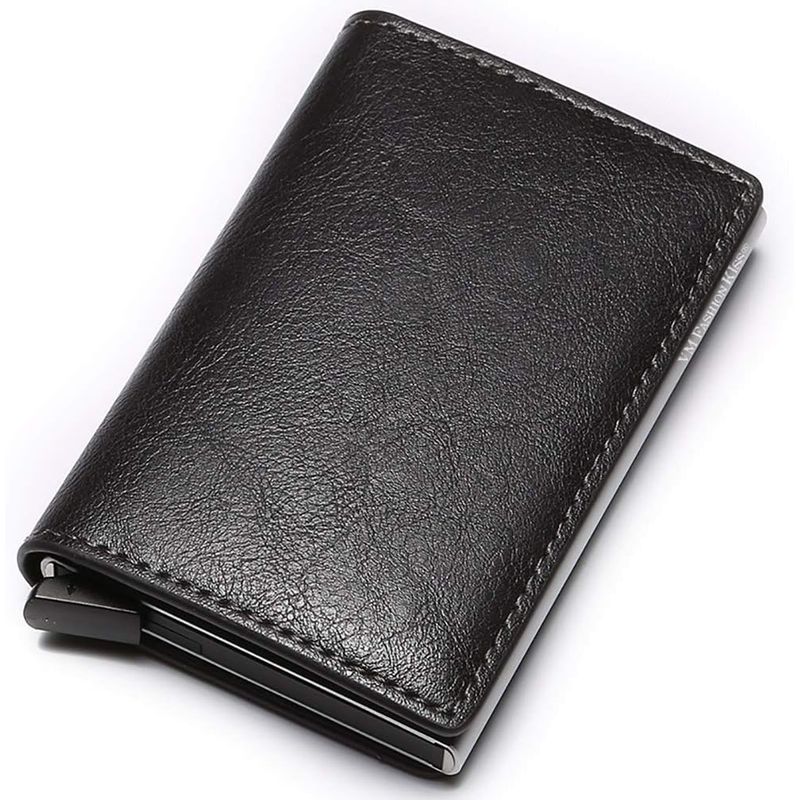 GENERICO - BILLETERA PORTA DOCUMENTOS Y TARJETERO R-FID ANTI ROBO