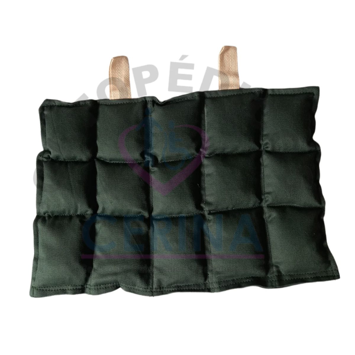 GENERICO - Compresas de Semillas para Relajar Espalda Dorsolumbar Verde