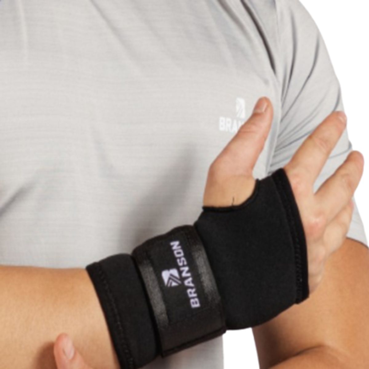 BRANSON - MUÑEQUERA CON PALMA TALLA L