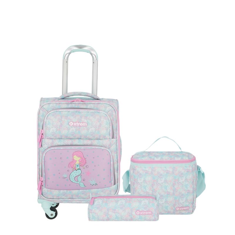 XTREM - Mochila Con Ruedas Speedy Pack 5Xt Aqua Mermaid