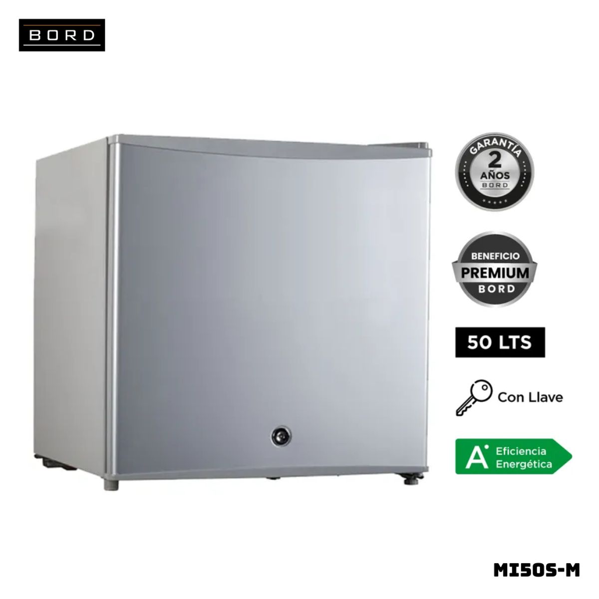 BORD - FRIGOBAR BORD 50 L SILVER - MI50S-M + HERVIDOR OSTER NEGRO