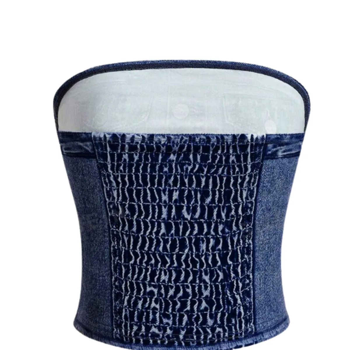 GENERICO - Top sin tirantes estampado NO JEAN